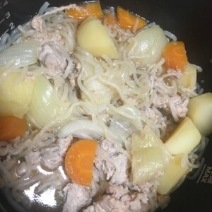 新じゃがの肉じゃが